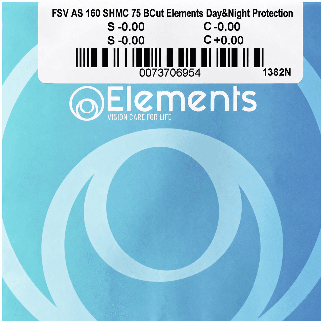 Карточка упаковки линзы Elements AS Day&Night Protection SHMC