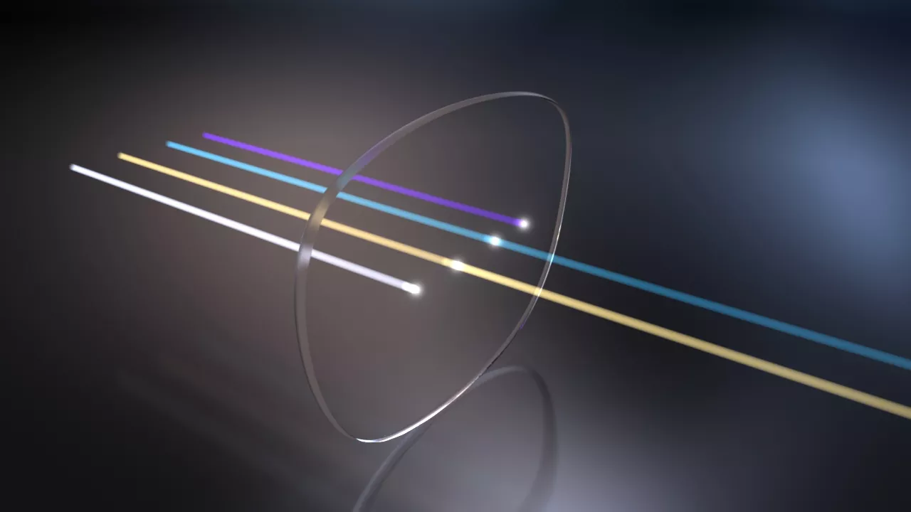 Схема фильтрации сине-фиолетового света покрытием Light Scan