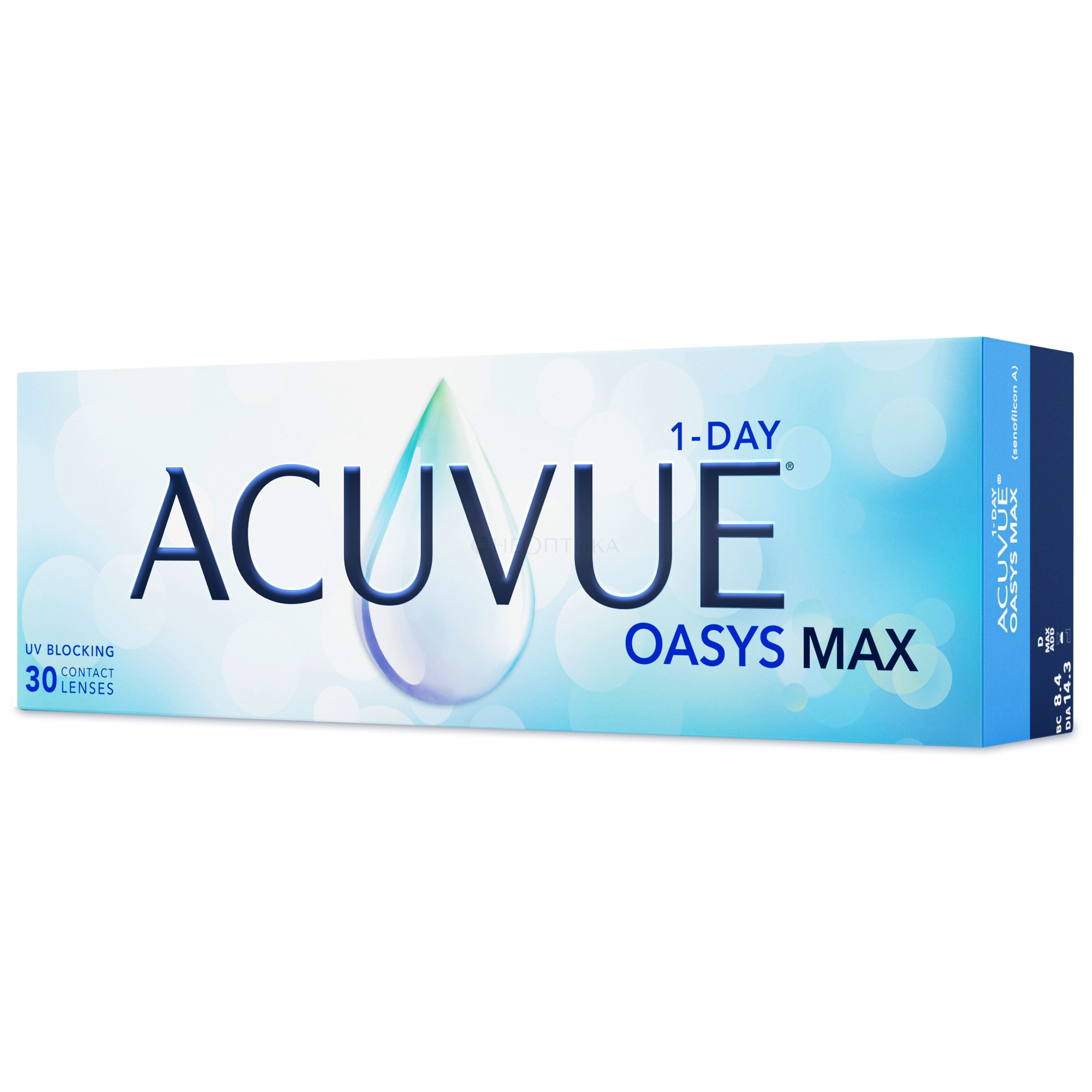 Контактные линзы 1-DAY ACUVUE OASYS MAX, 30 шт