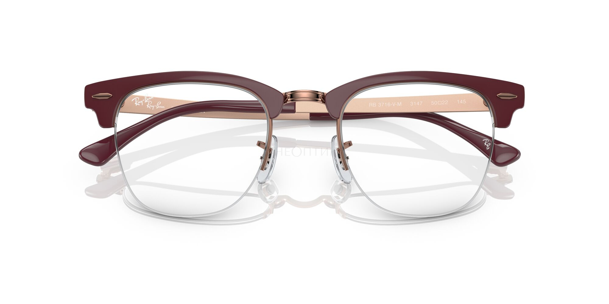 Оправа Ray-Ban Clubmaster Metal 0RX3716VM 3147 50