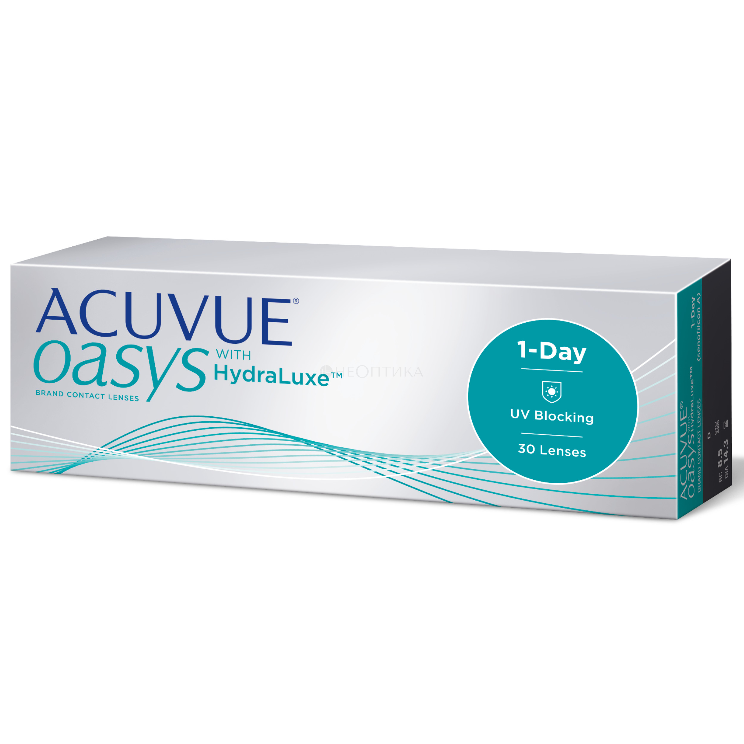 Контактные линзы ACUVUE OASYS 1-DAY with HydraLuxe, 30 шт