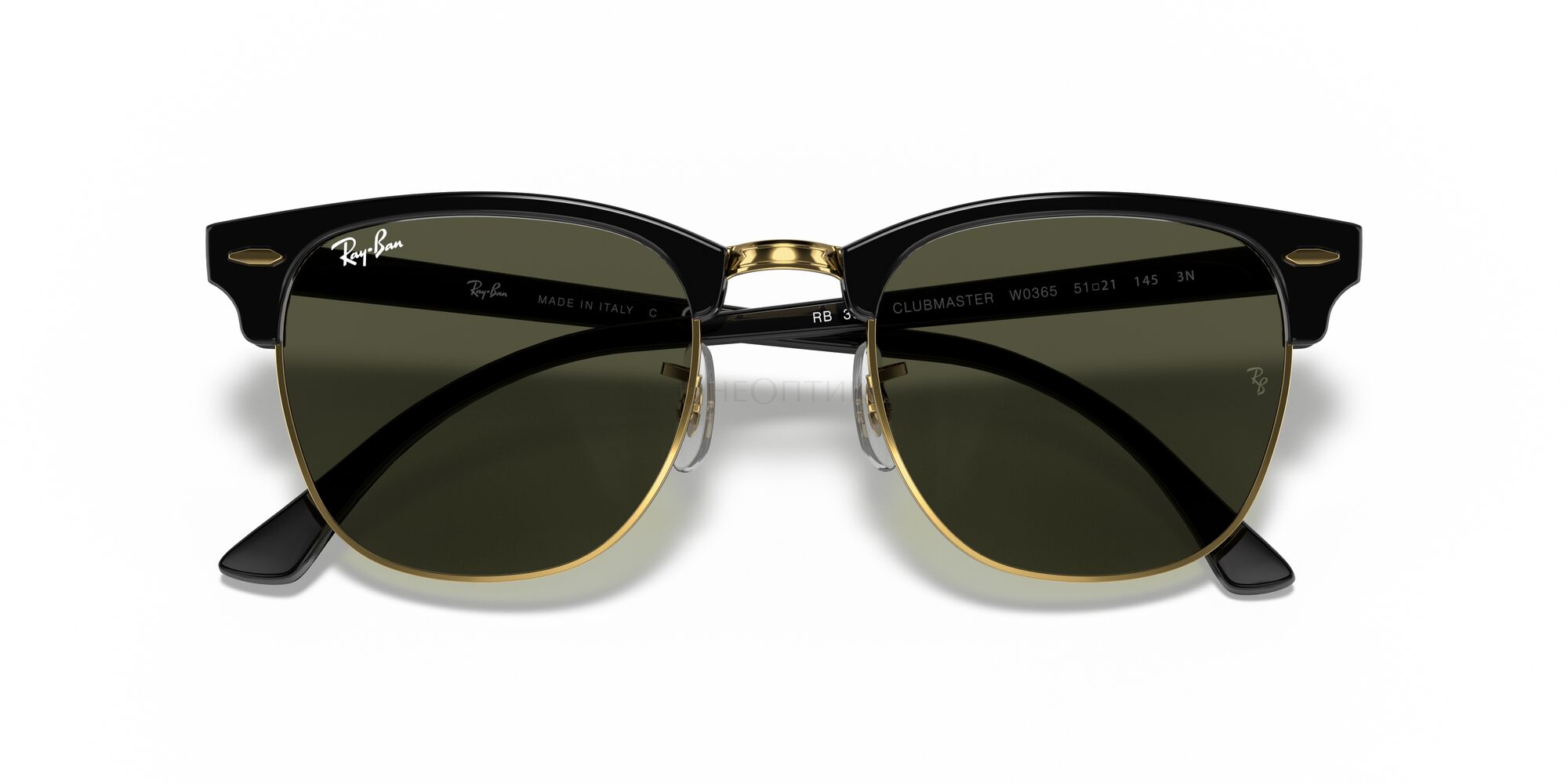 Солнцезащитные очки Ray-Ban Clubmaster 0RB3016 W0365 51