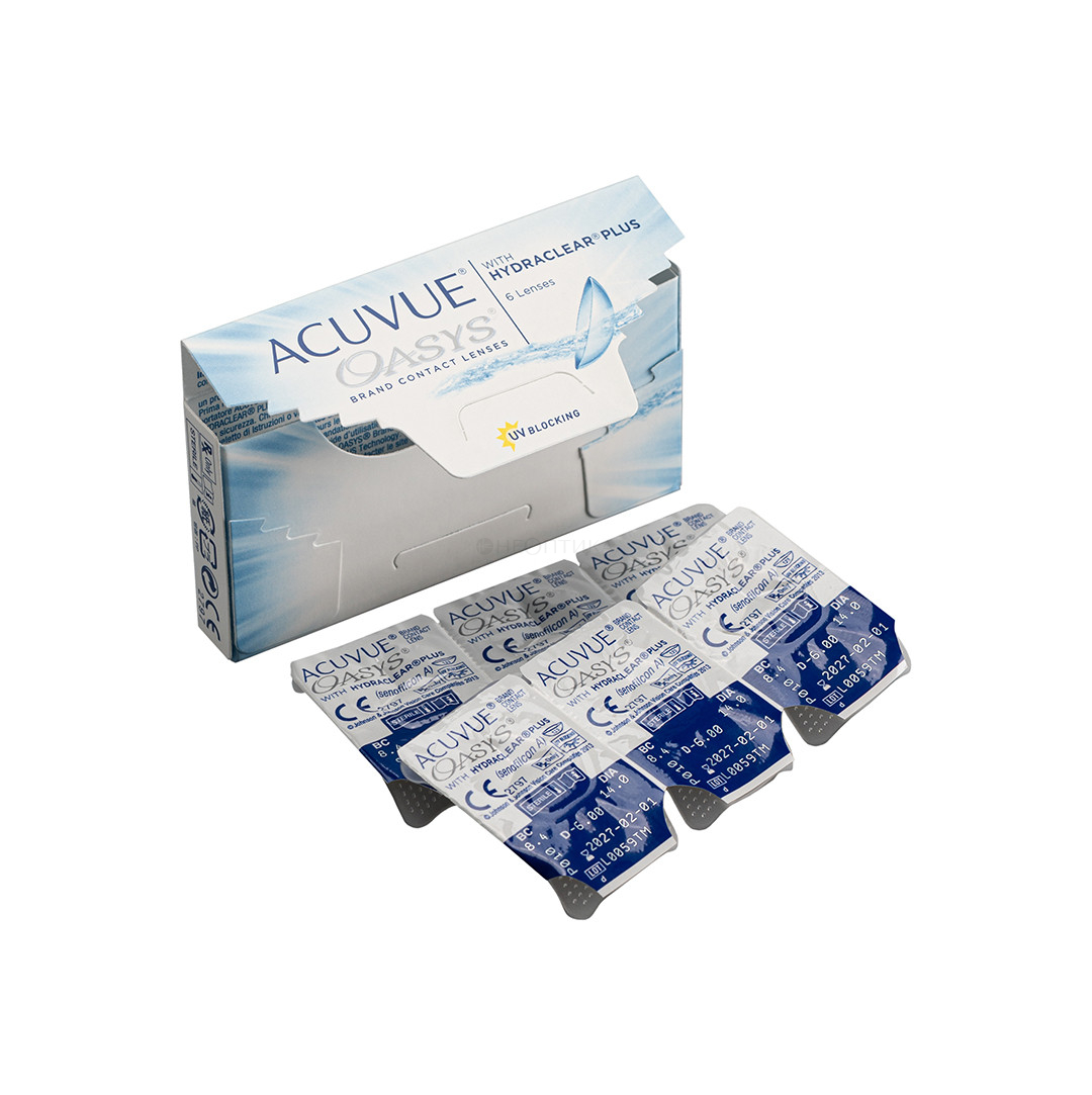 Контактные линзы ACUVUE OASYS with HYDRACLEAR PLUS, 6 шт